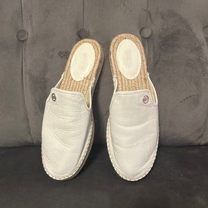 Slip-on white espadrilles, Size 9 by Michael Kors
